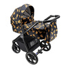 Wózek dziecięcy ADBOR OXV-3D 3w1 + Torba + Pokrowiec + Moskitiera + Uchwyt na butelkę + Fotelik Samochodowy (kolor: OXV-3D-01)