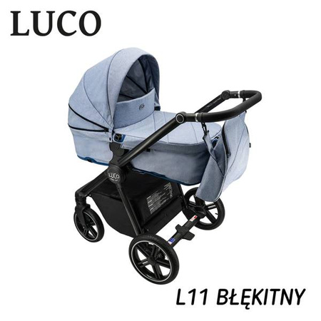 Wózek dziecięcy ADBOR LUCO 2w1 + Torba + Pokrowiec + Moskitiera (kolor: L11)