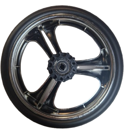 KOŁO TYLNE ŻELOWE CZARNE - PIUMA ADBOR