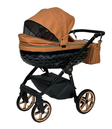 Wózek dziecięcy ADBOR OXV 3D RING 2w1 + Torba + Pokrowiec + Moskitiera (kolor: ECO-10)