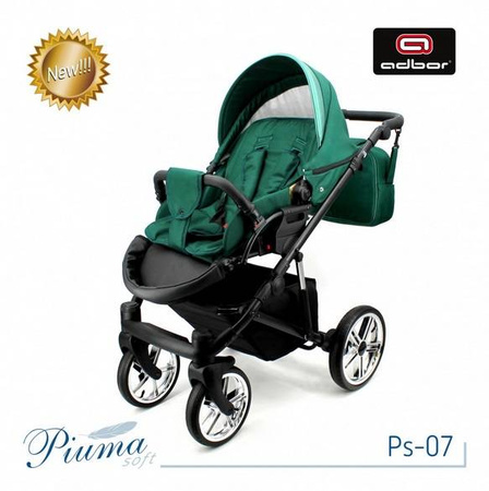 Wózek dziecięcy PIUMA 2w1 ULTRALEKKI + Torba + Pokrowiec + Moskitiera + Uchwyt na butelkę (kolor: Ps-04)