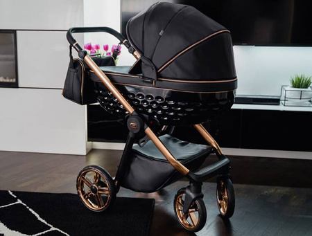 Wózek dziecięcy ADBOR OXV 3D PREMIUM 3w1 + Torba + Pokrowiec + Moskitiera + Fotelik COSMO ISOFIX (kolor: ECO-05)