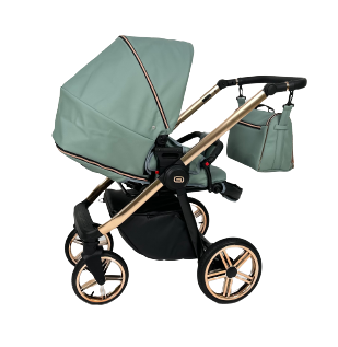 Wózek dziecięcy ADBOR OXV 3D PREMIUM 3w1 + Torba + Pokrowiec + Moskitiera + Fotelik CAPRI (kolor: ECO-02)