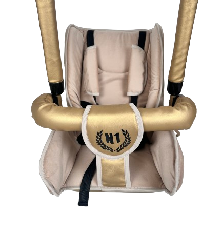 Huśtawka Stojąca Ogrodowa Domowa ADBOR N1 GOLD 3W1 LEŻACZEK kolor NG13