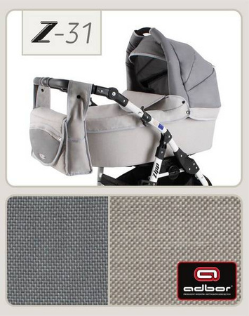 Wózek dziecięcy ZIPP 2w1 + Torba + Pokrowiec + Moskitiera (kolor:Z-31)