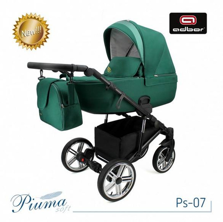 Wózek dziecięcy PIUMA 2w1 ULTRALEKKI + Torba + Pokrowiec + Moskitiera + Uchwyt na butelkę (kolor: Ps-01)