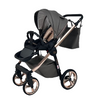 Wózek dziecięcy ADBOR LORETTO LUX STARS 2w1 + Torba + Pokrowiec + Moskitiera (kolor: 22 - GONDOLA LUSTRZANA MIEDŹ)