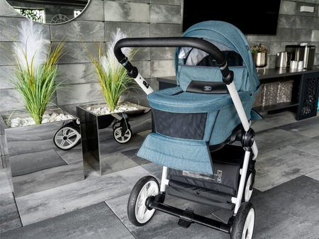 Wózek Dziecięcy Wielofunkcyjny Adbor Verici 2w1 Gondola Spacerówka + Torba + Pokrowiec + Moskitiera + Uchwyt na butelkę (kolor: V01)