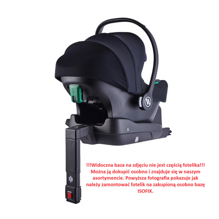 Fotelik samochodowy ADBOR Avionaut Cosmo ISOFIX 0-13kg (kolor: CZARNY)