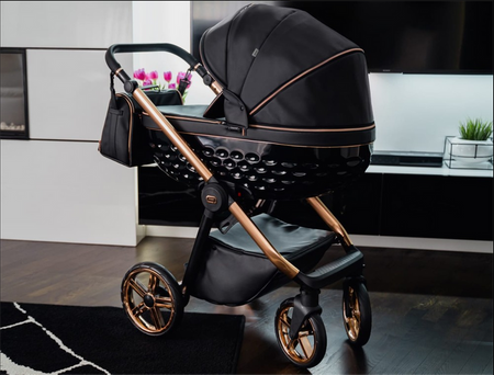 Wózek dziecięcy ADBOR OXV-3D 3w1 + Torba + Pokrowiec + Moskitiera + Uchwyt na butelkę + Fotelik Samochodowy (kolor: OXV-3D-01)