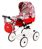 Wózek dla Lalek Składany Głęboki Adbor Viki Gondola + Torba + Koszyk (kolor: Vi-02)