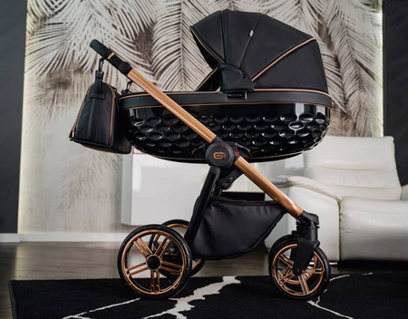 Wózek dziecięcy ADBOR OXV 3D PREMIUM 3w1 + Torba + Pokrowiec + Moskitiera + Fotelik COSMO ISOFIX (kolor: ECO-05)