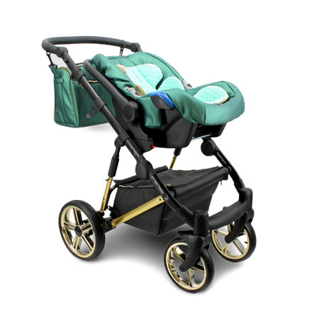 Wózek dziecięcy ADBOR OXV-3D 3w1 + Torba + Pokrowiec + Moskitiera + Uchwyt na butelkę + Fotelik CAPRI (kolor: OXV-3D-07)