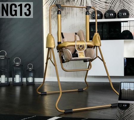 Huśtawka Stojąca Ogrodowa Domowa ADBOR N1 GOLD 3W1 LEŻACZEK kolor NG13