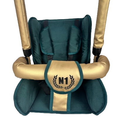 Huśtawka Stojąca Ogrodowa Domowa ADBOR N1 GOLD 3W1 LEŻACZEK kolor NG14