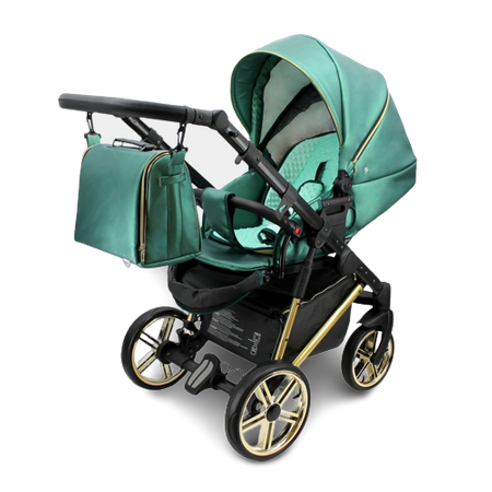 Wózek dziecięcy ADBOR OXV-3D 3w1 + Torba + Pokrowiec + Moskitiera + Uchwyt na butelkę + Fotelik CAPRI (kolor: OXV-3D-02)