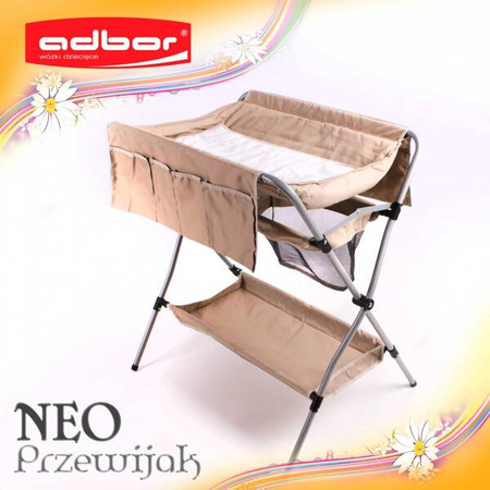 Składany PRZEWIJAK dla niemowląt ADBOR NEO 80 x 57 x 93 kolor Beżowy