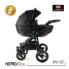 Wózek dziecięcy ADBOR NEMO 2w1 + Torba + Pokrowiec + Moskitiera (kolor: ST-18)