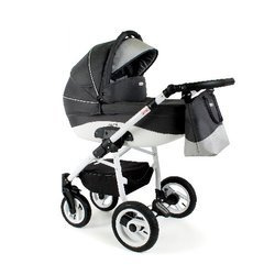 Wózek dziecięcy ADBOR NEMO 3w1 + Torba + Pokrowiec + Moskitiera + Fotelik Samochodowy (kolor: ST-21)