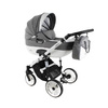 Wózek dziecięcy ADBOR OTTIS WHITE 2w1 + Torba + Pokrowiec + Moskitiera + Uchwyt na butelkę (kolor: Ott-03)