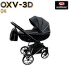 Wózek dziecięcy ADBOR OXV-3D 3w1 + Torba + Pokrowiec + Moskitiera + Uchwyt na butelkę + Fotelik COSMO ISOFIX (kolor: OXV-3D-04)