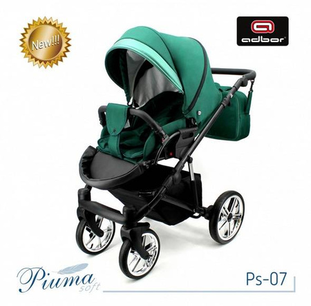 Wózek dziecięcy PIUMA 3w1 ULTRALEKKI + Torba + Pokrowiec + Moskitiera + Uchwyt na butelkę + Fotelik kolor: Ps-03