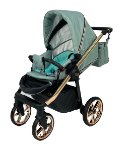 Wózek dziecięcy ADBOR OXV 3D PREMIUM 2w1 + Torba + Pokrowiec + Moskitiera (kolor: ECO-04)