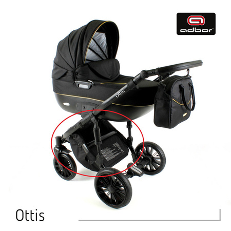 Zawias Prawy - Stelaż OTTIS (składanie stelaża) wraz z nitami i podkładkami - OTTIS ADBOR