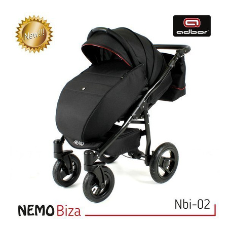Wózek dziecięcy ADBOR NEMO 2w1 + Torba + Pokrowiec + Moskitiera (kolor: ST-19)