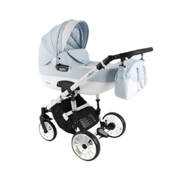 Wózek dziecięcy ADBOR OTTIS WHITE 2w1 + Torba + Pokrowiec + Moskitiera + Uchwyt na butelkę (kolor: Ow-05)