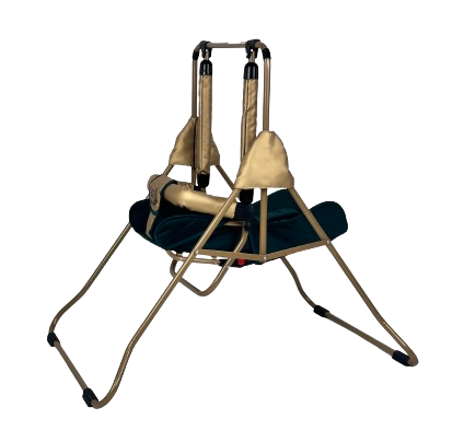 Huśtawka Stojąca Ogrodowa Domowa ADBOR N1 GOLD 3W1 LEŻACZEK kolor NG14