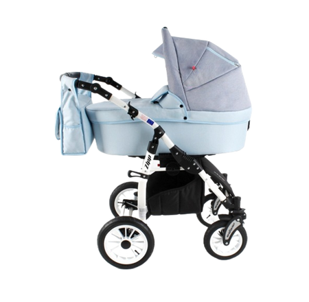 Wózek dziecięcy ZIPP 2w1 + Torba + Pokrowiec + Moskitiera (kolor:Len53)