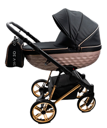 Wózek dziecięcy ADBOR OXV-3D 3w1 + Torba + Pokrowiec + Moskitiera + Uchwyt na butelkę + Fotelik CAPRI (kolor: OXV-3D-01)