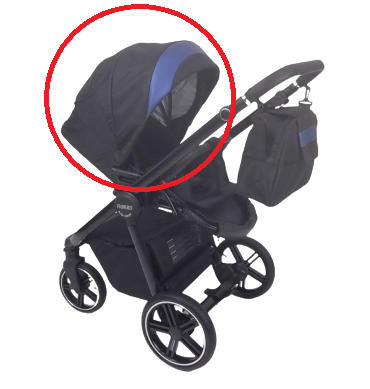 Budka Siedziska Spacerówki - wszystkie modele spacerówek ADBOR - koniecznie podaj model i kolor wózka !!!