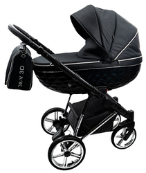 Wózek dziecięcy ADBOR OXV-3D 3w1 + Torba + Pokrowiec + Moskitiera + Uchwyt na butelkę + Fotelik CAPRI (kolor: OXV-3D-04)