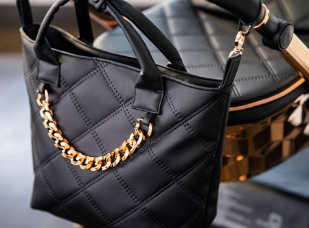 Wózek Dziecięcy Wielofunkcyjny Adbor LORETTO 2w1 Gondola Spacerówka + Torba + Pokrowiec + Moskitiera (kolor: 03 - Gondola Czarna)