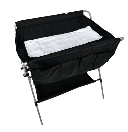 Składany PRZEWIJAK dla niemowląt ADBOR NEO 80 x 57 x 93 kolor Czarny