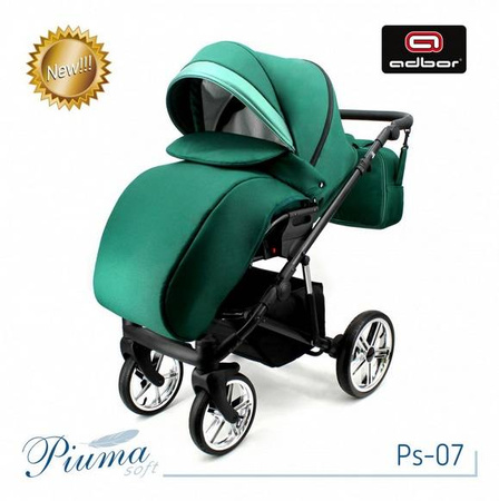 Wózek dziecięcy PIUMA 2w1 ULTRALEKKI + Torba + Pokrowiec + Moskitiera + Uchwyt na butelkę (kolor: Ps-04)