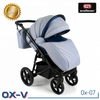 Wózek dziecięcy ADBOR OX-V 2w1 + Torba + Pokrowiec + Moskitiera + Uchwyt na butelkę (kolor: Ox-01)