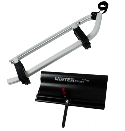 Sanki Polskie Składane metalowe Adbor Winter Sport z pasami