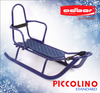 Sanki metalowe Adbor Piccolino Standard z oparciem i pasami kolor: Granatowy