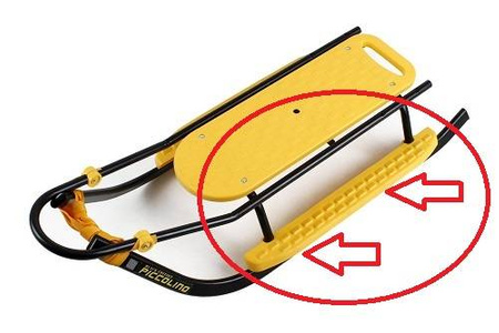 ADBOR PICCOLINO POPYCHACZ PROWADNIK SANEK REGULOWANY kolor: SREBRNY