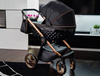 Wózek dziecięcy ADBOR OXV 3D PREMIUM 3w1 + Torba + Pokrowiec + Moskitiera + Fotelik COSMO ISOFIX (kolor: ECO-05)