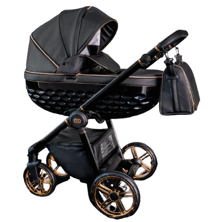 Wózek dziecięcy ADBOR OXV 3D PREMIUM 3w1 + Torba + Pokrowiec + Moskitiera + Fotelik CAPRI (kolor: ECO-05)