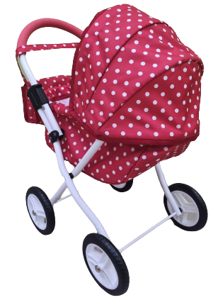 Wózek dla Lalek ADBOR MIKI Lalkowy Stelaż Classic + Torebka (kolor: Mi-02)