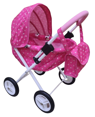 Wózek dla Lalek ADBOR MIKI Lalkowy Stelaż Classic + Torebka (kolor: Mi-01)