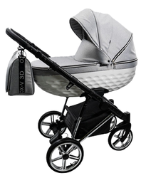 Wózek dziecięcy ADBOR OXV-3D 3w1 + Torba + Pokrowiec + Moskitiera + Uchwyt na butelkę + Fotelik CAPRI (kolor: OXV-3D-05)