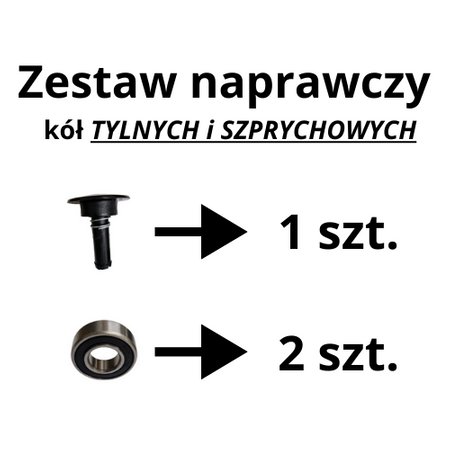 ZESTAW NAPRAWCZY KOŁA TYLNEGO LUB SZPRYCHOWEGO ADBOR