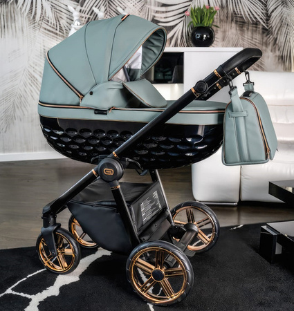 Wózek dziecięcy ADBOR OXV-3D 3w1 + Torba + Pokrowiec + Moskitiera + Uchwyt na butelkę + Fotelik Samochodowy (kolor: OXV-3D-01)