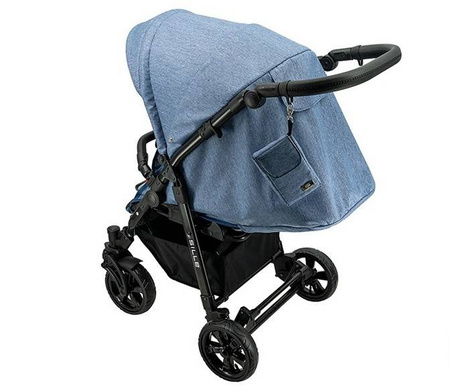 Wózek spacerowy ADBOR SILLE 2022 !!!NOWOŚĆ!!! + Saszetka + Pokrowiec przeciwdeszczowy (kolor: S-2)